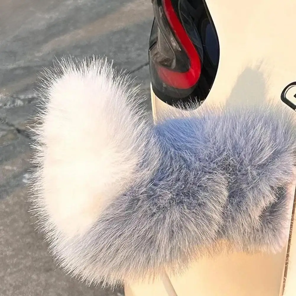 Electric Plush Tail Remote with Voice Control Cosplay Role-play Prop Car Tail Artificial Fur Detachable Buckle Car Tail