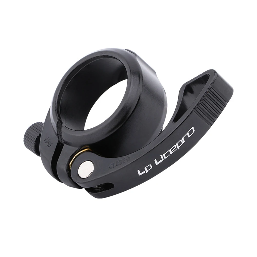 

Bike Seat Post Clamp Aluminum Alloy Quick Release Bicycle Seatpost Tube Clip For Mountain Bike Road Bike Fixie Gear Track Bike