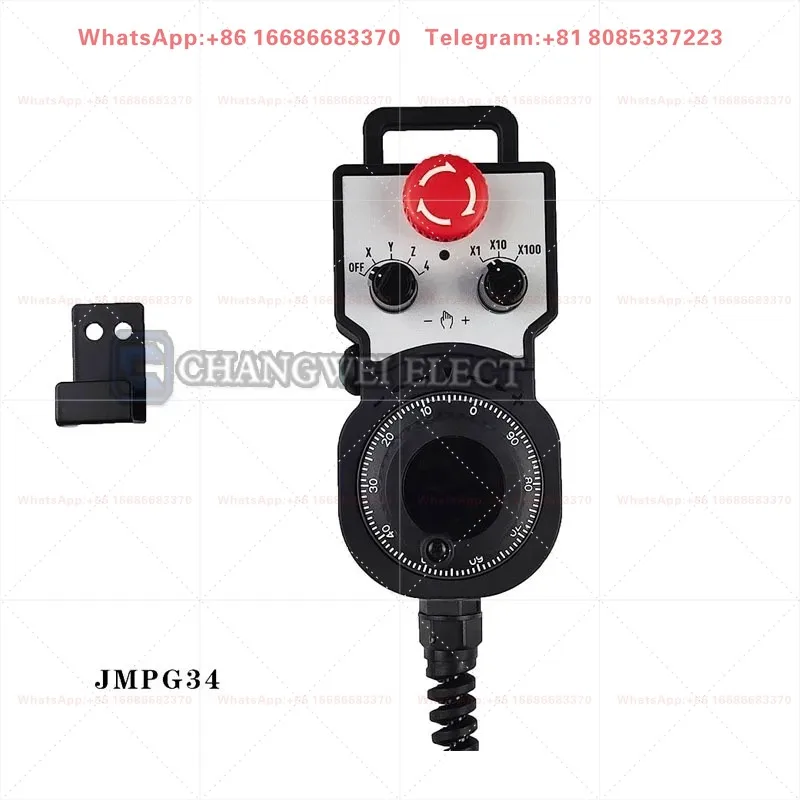 Emergency stop self-resetting electronic handwheel, machine tool handle Machining center pulse generator