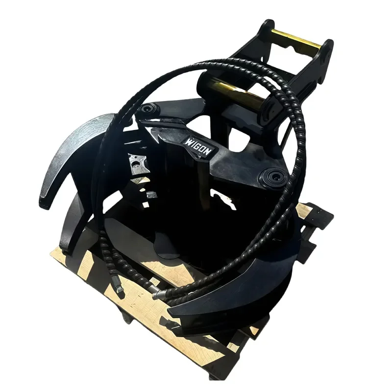 Wood Splitter Shear Tree Shear Grapple Split Stump Hydraulic Shear for Mini Excavator