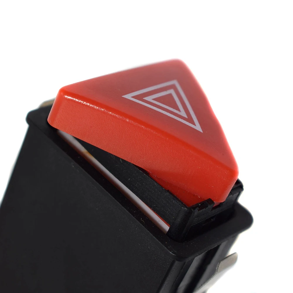 

Center Console Switch ABS Black Car Hazard Switch Quick Installation Easy To Use ABS Construction Center Console Fitment