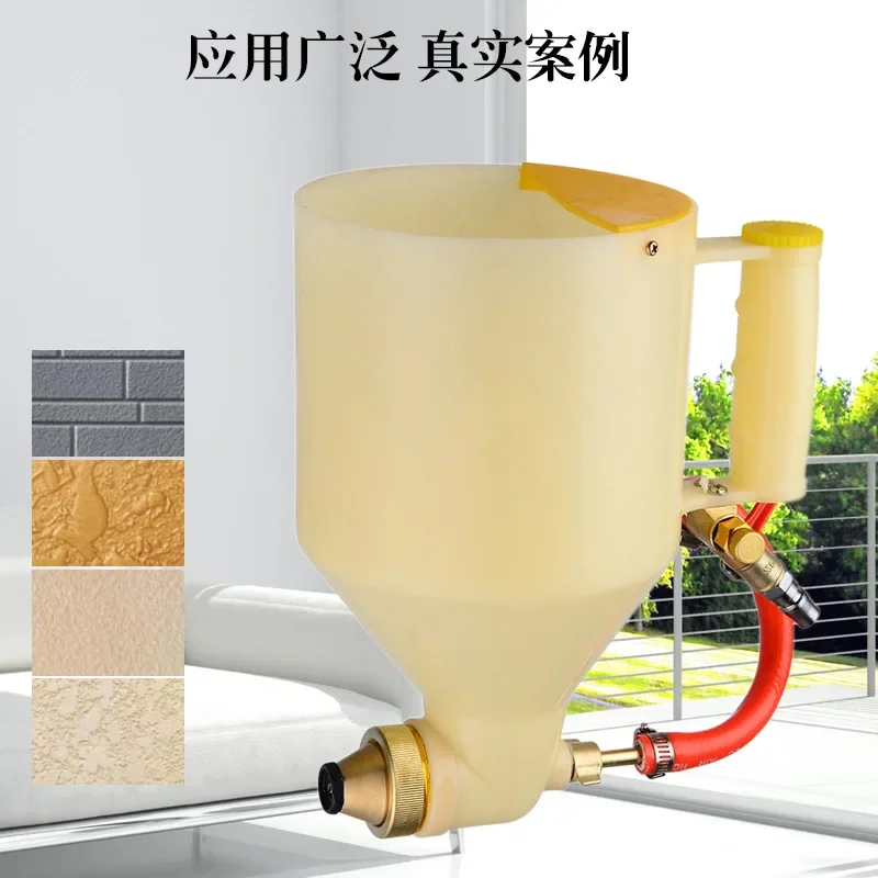 Plastic Stone Like Paint Spray Gun Spraying Spray Adjustable Architectural Paint Diatom Mud Spray Gun