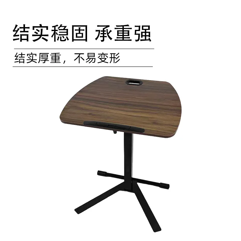 طاولة رفع متنقلة بجانب السرير قابلة للطي طاولة صغيرة مكتب دراسة منزلية طاولة قابلة للطي خالية من التركيب #3