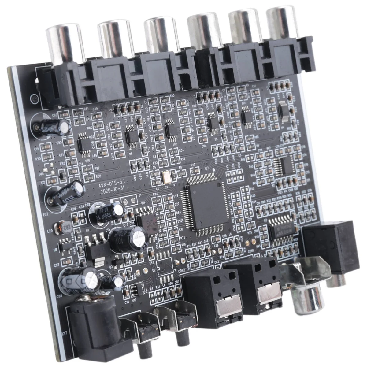 Y14A5.1 Channel Audio Decoder PCM Digital Optik Koaksial DTS RCA HiFi Stereo Audio Home Theater Decoder Papan Amplifier