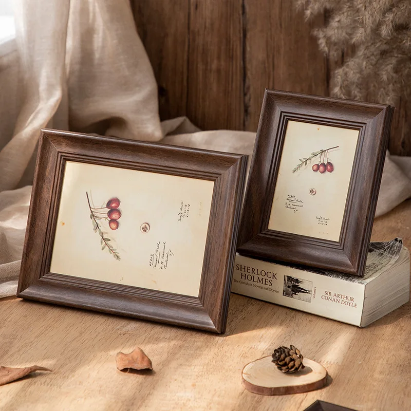 Vintage American Style Photo Frame 6 Inch & 7 Inch Display Wall & Table Decorative Picture Frame - Creative Home Décor Art Frame