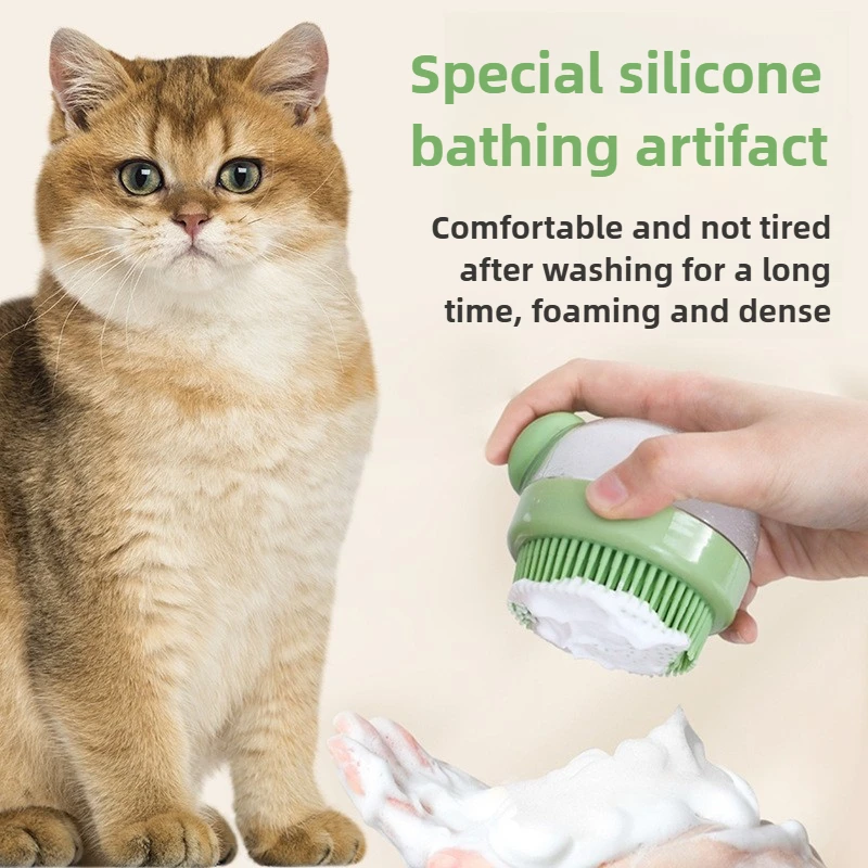 1pc Pet Bad Massage Silikon Pinsel Katze Spezifische Bad Pinsel Zu Entfernen Schwimmenden Haar Hund Schrubben Werkzeug Pet Bad pinsel Pet Pinsel