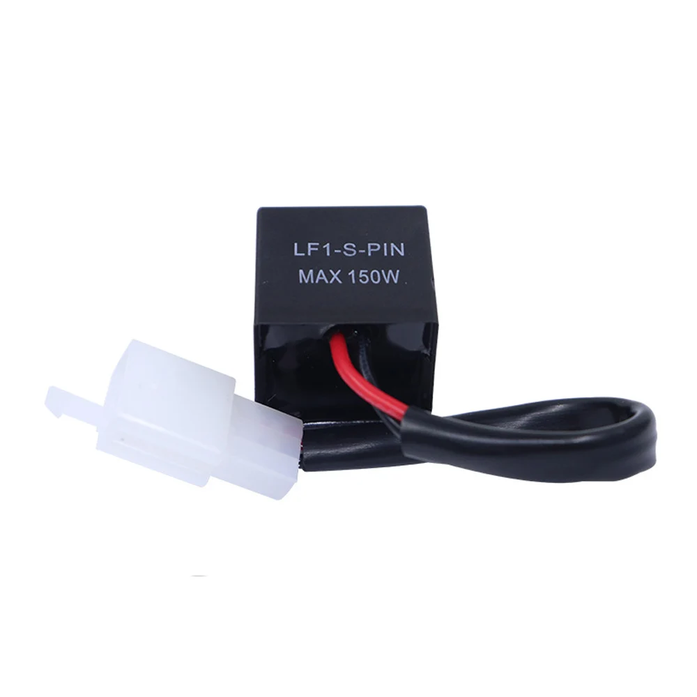 1 Set LF1-S-PIN 2-Wire LED Light And Regular Light Strip Flasher Relay for Vehicle Automotive Lighting