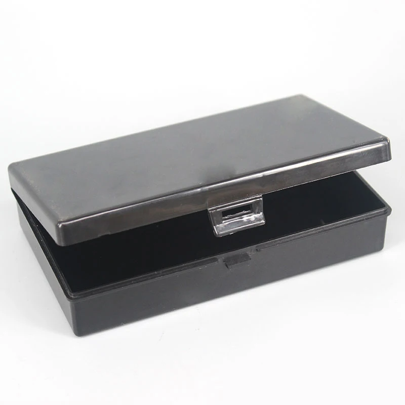 Boîte de Rangement Transparente en Plastique pour Bureau, Conteneur de Classification, à Crayons et Autocollants