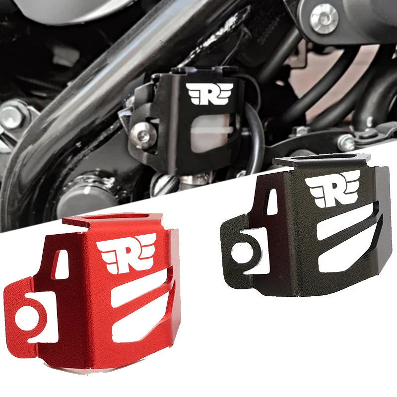 For Royal enfield meteor 350 2020 2021 Modified Motorcycle CNC Rear Brake Fluid Reservoir Guard Cover Oil Tank Cup Protection