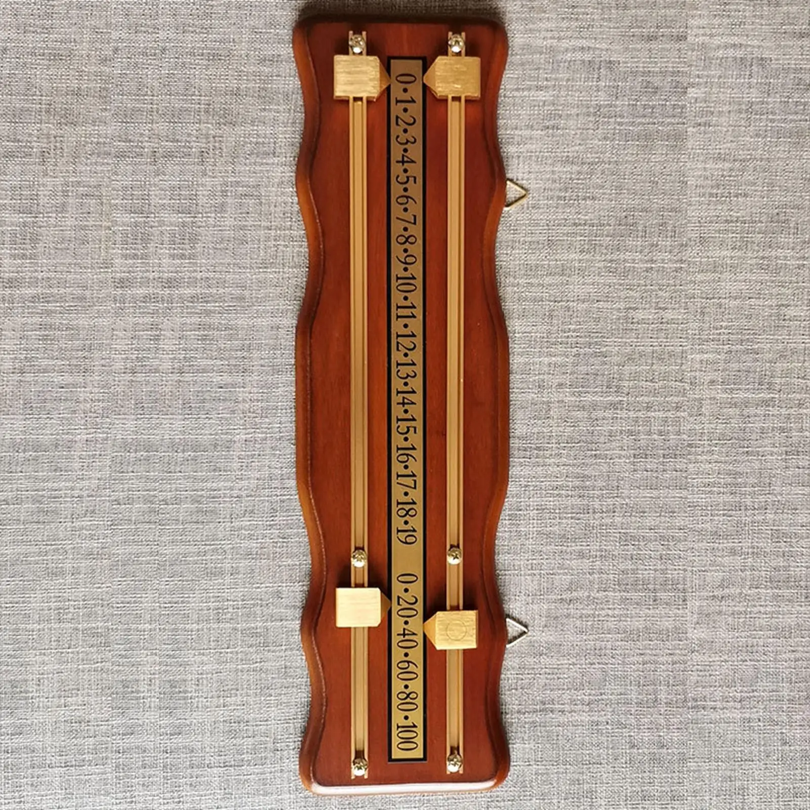 Indoor Outdoor Wooden Scoreboard Shuffleboard Game Counter Tabletop Scoring Device for Billiard Pool Supplies