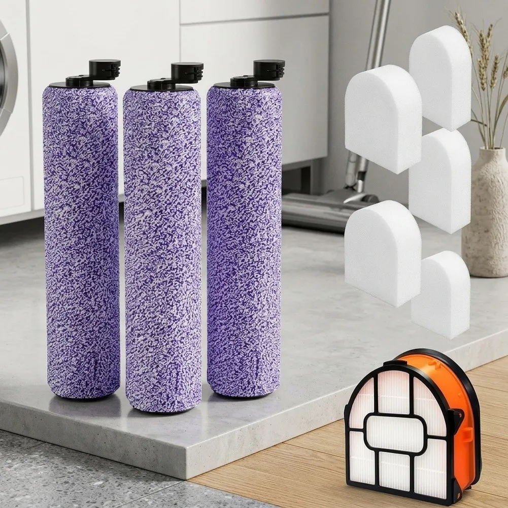 Roller‑Brush And Filter Maintenance Kit, Household Replacement Spare Parts Compatible With Cordless Vacuum
