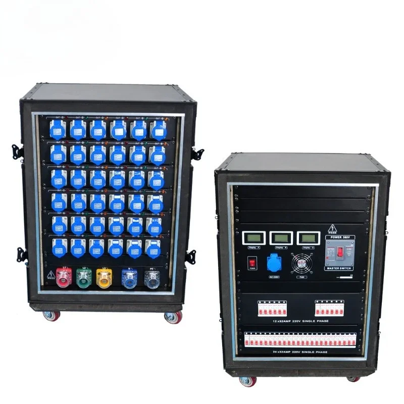36-Way power supply through box stage lighting power supply cabinet accessories