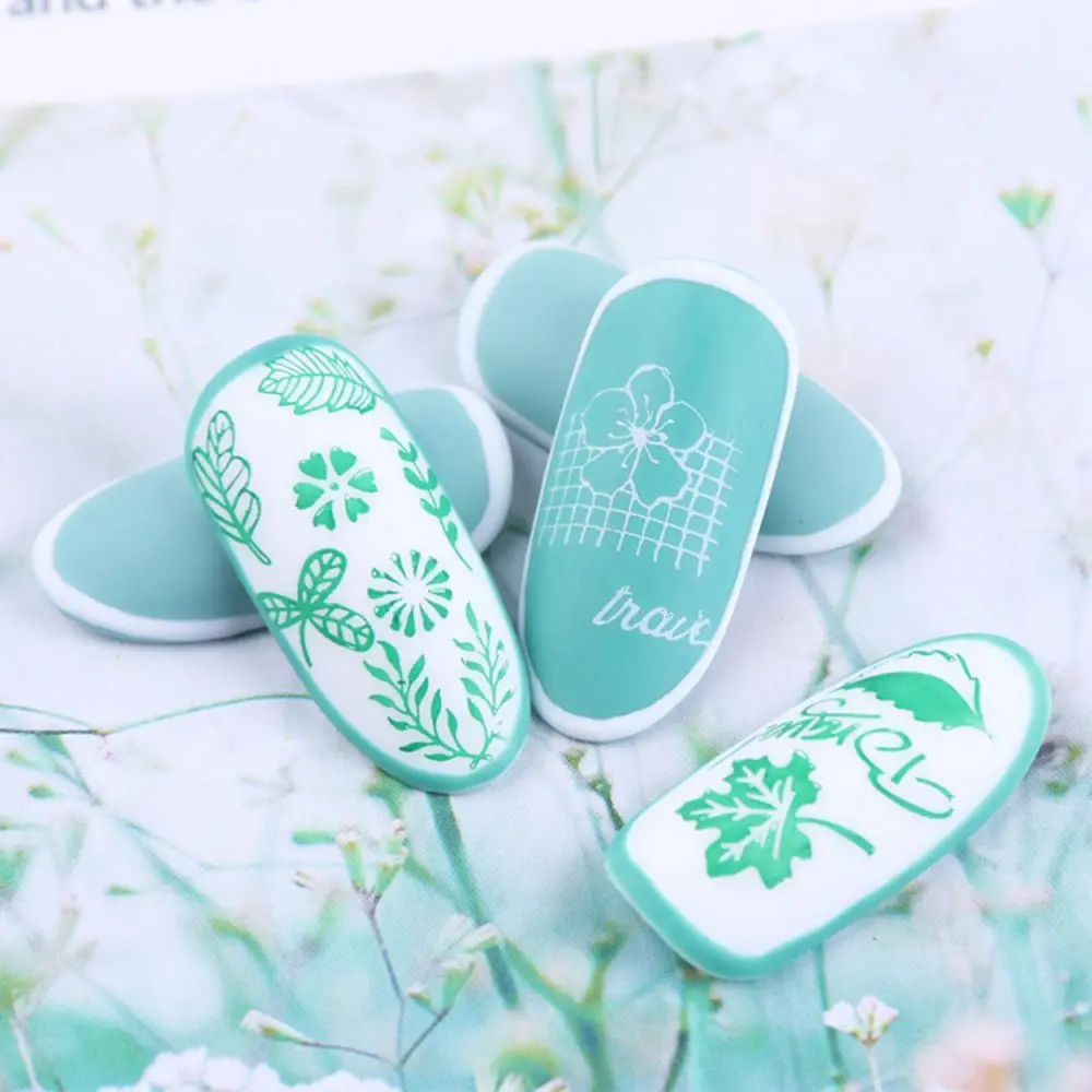 Tool Art Plate Stamp Stamping Nail Print Stencil Flower Leaf Designs Nail Stamping Templates Christmas Snowflake Nail Gel Print