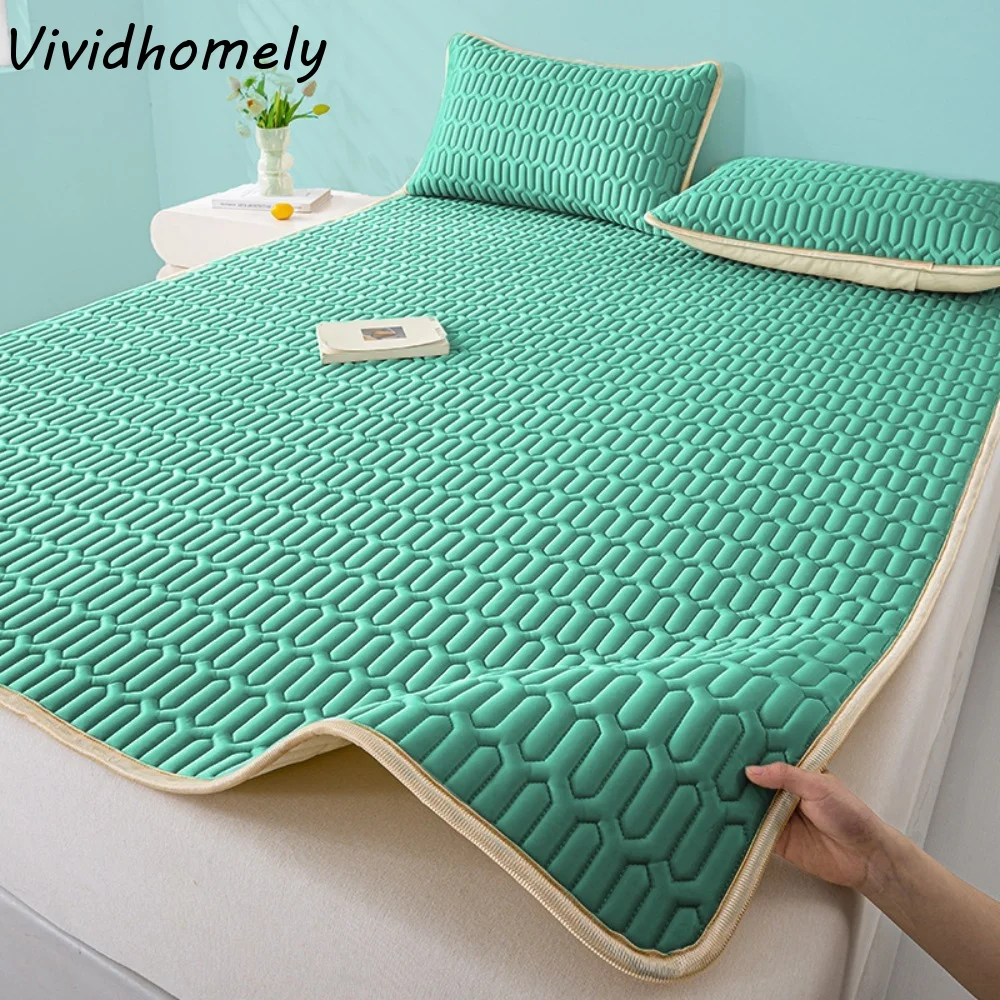 Quilt Cotton Summer - Simple Latex Cool Feeling Mattress Cover