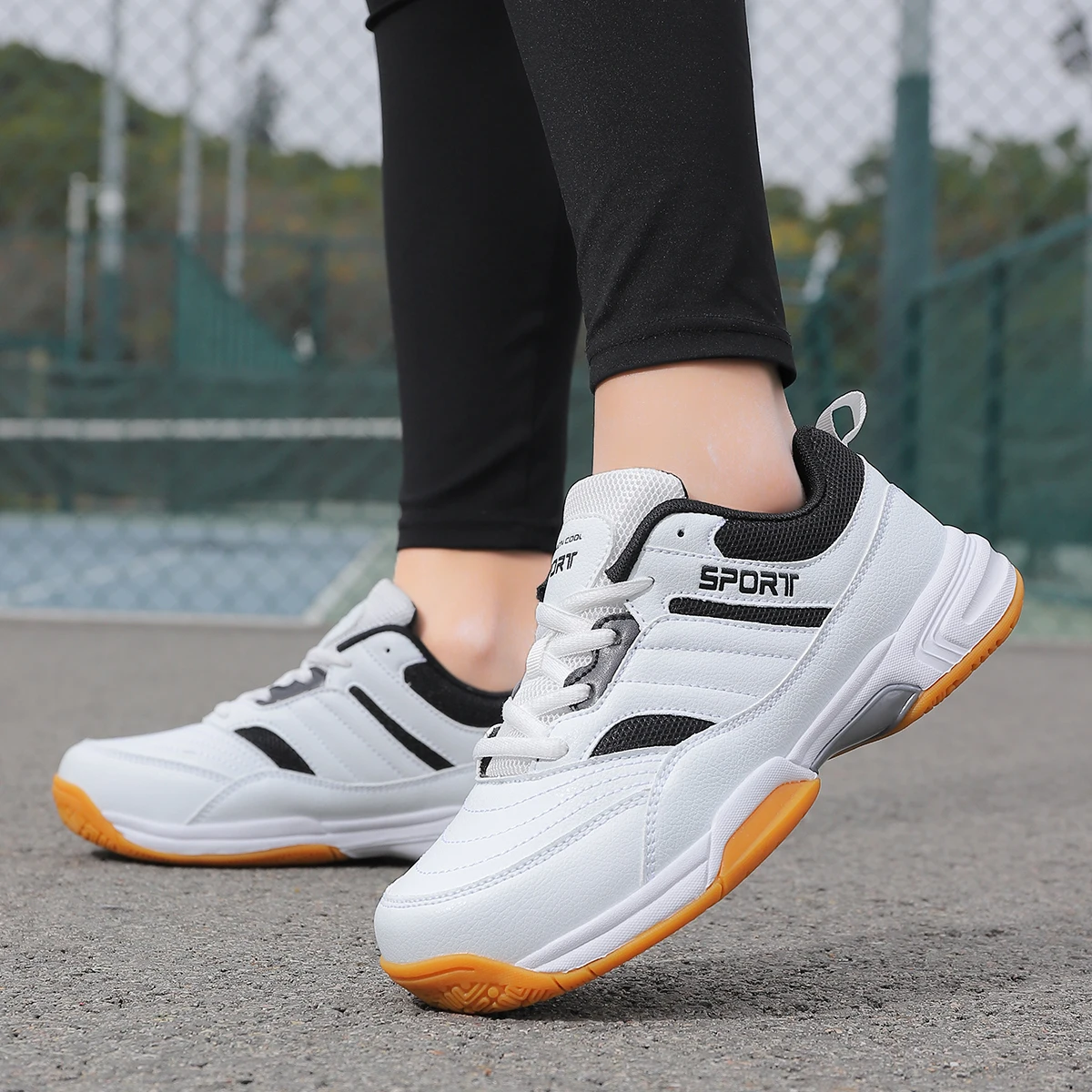 أحذية كرة الريشة، أحذية تدريب رجالية، ممتصة للصدمات، قابلة للتنفس، أحذية رياضية احترافية، أحذية تنس الطاولة