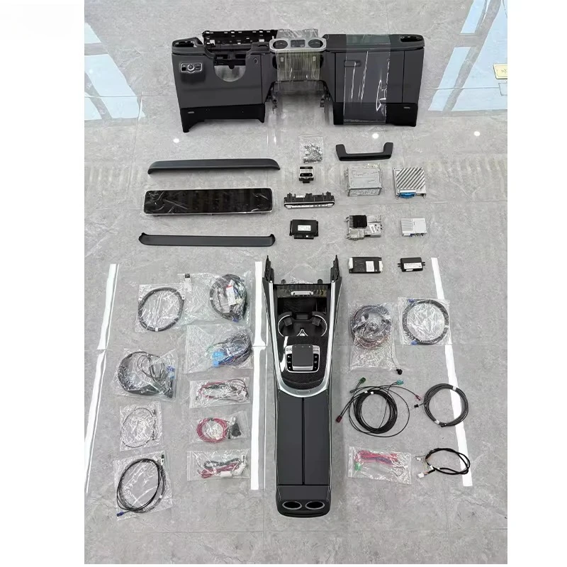 DAFA New 350/G500/G63 W464 to W465 Interior Kit Dual-Screen Dashboard & Center Console Plug-and-Play Upgrade