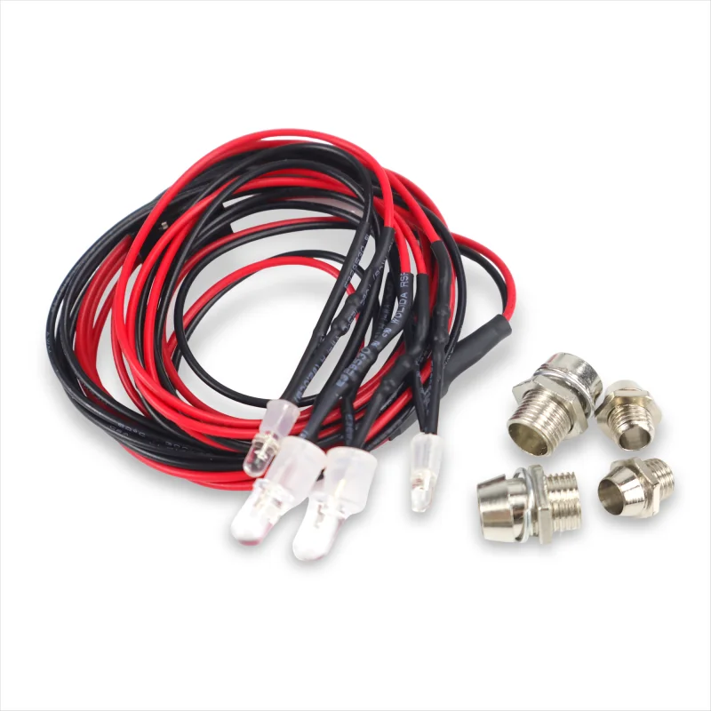 省エネ2/4/6/8ライト70cm長さLEDナイトヘッドランプ高輝度低エネルギー消費RC/ドリフトクローラーカーに適しています