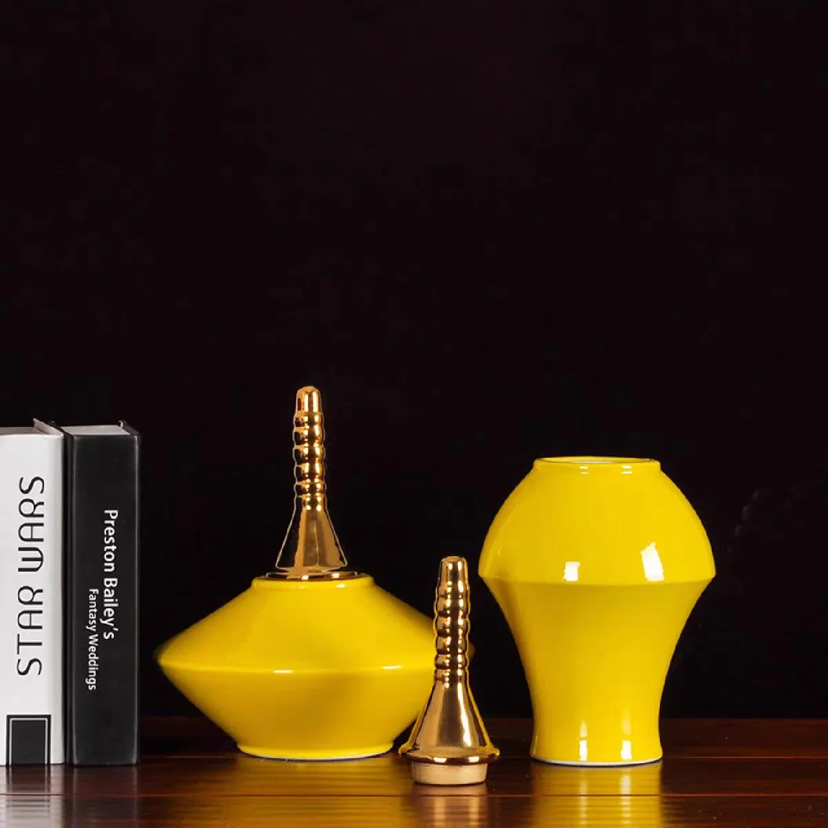Light luxury ceramic decoration Jingdezhen modern home living room TV cabinet entrance exhibition hall ornament vase