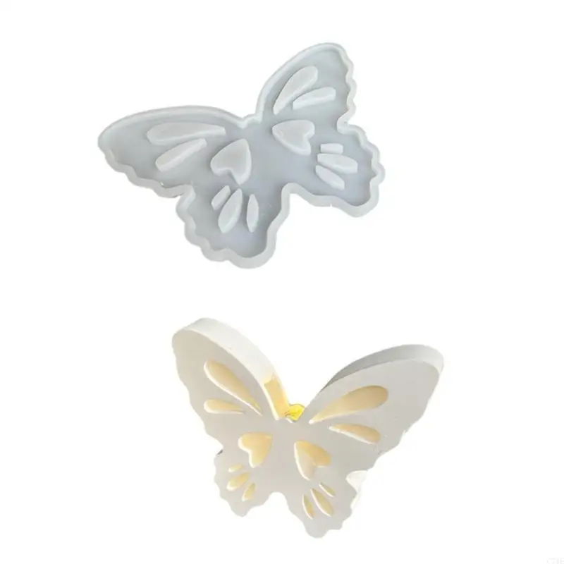  Sturdy Silicone Mould Small Butterfly Designs Portable for Craft Supplies and Decorative Lighting Projects Ornament