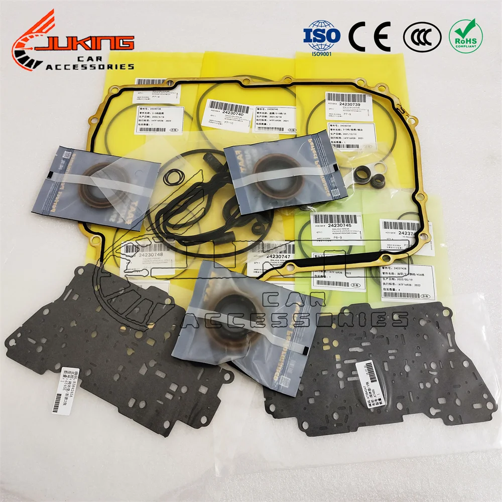 

6T40E 6T45E 6T40 6T45 Комплект для капитального ремонта сцепления коробки передач для Buick Opel Chevolet Saab Saturn 6T40E 6T45E Прокладка сальника коробки передач R