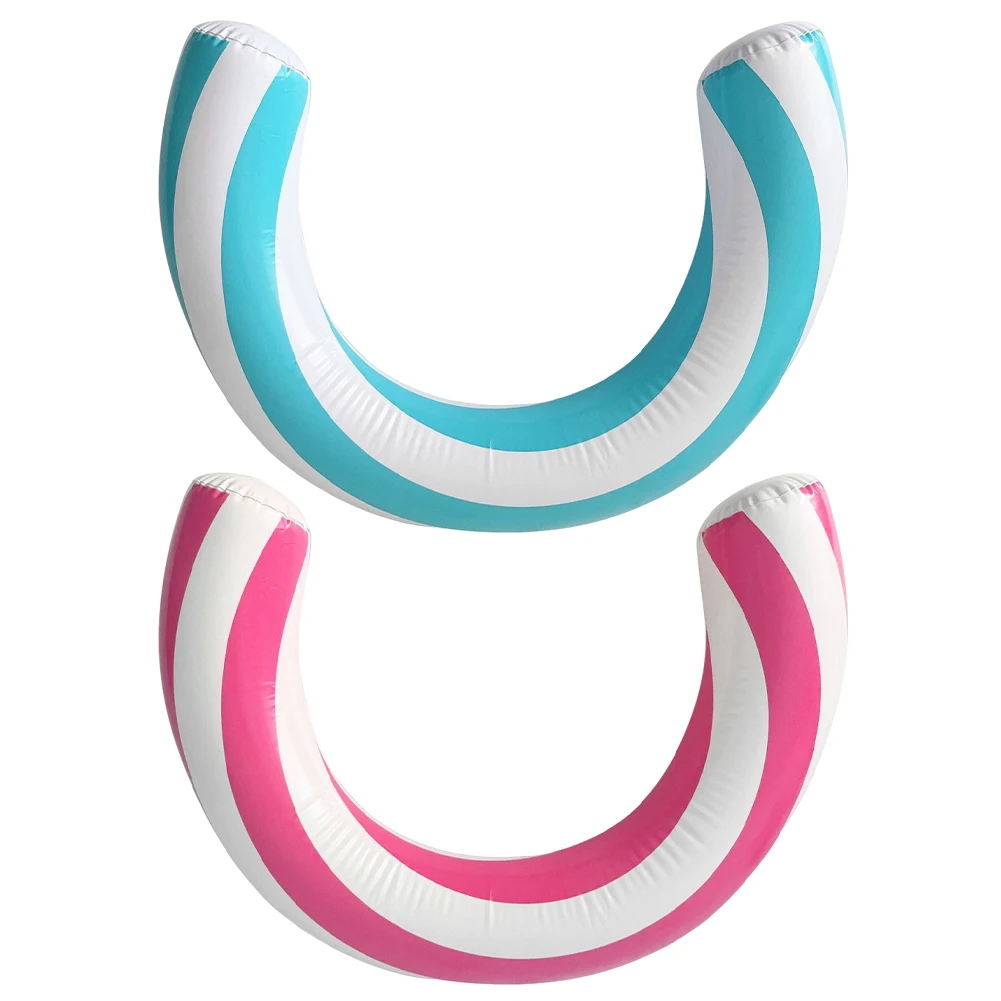 Inflatable Buoyancy Stick High Buoyancy Curved Swimming Noodle Leakproof Portable Entertainment Lounger for Pool Beach