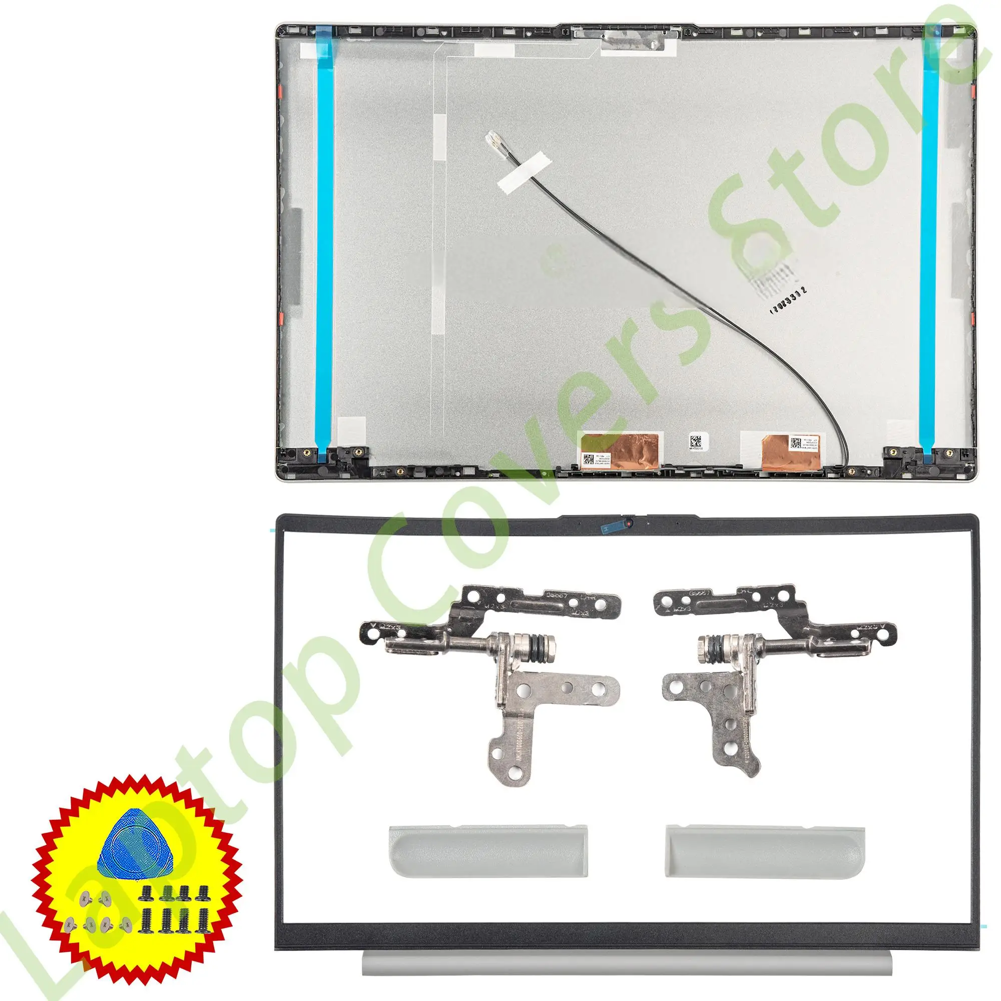 Cubierta GS557 para Ideapad 5 15IIL05 15ARE05 15ITL05 15ALC05 2020 2021 LCD cubierta trasera bisagras de bisel frontal reemplazar 15,6 pulgadas