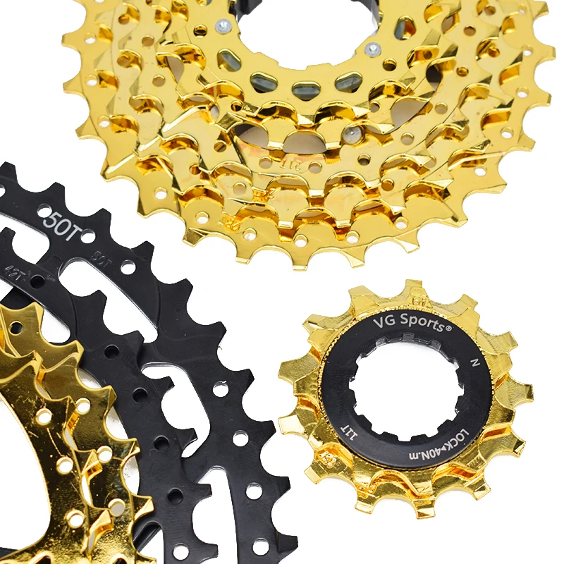 VG Sports Bicycle Cassette 8 9 10 11 12 Speed MTB Bike Bracket Sprocket Bicycle Freewheel k7 8v 9v 10v 11v 12v 40T 42T 46T 50T
