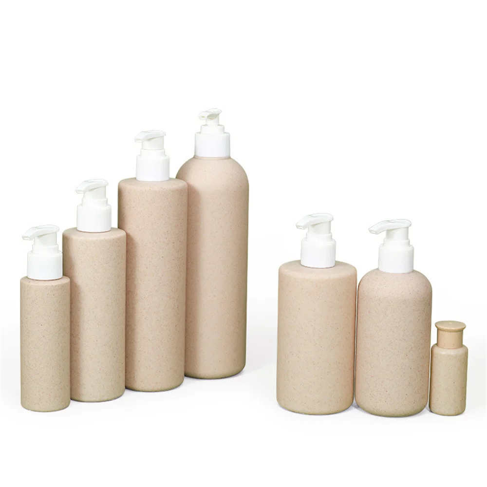 100/250/300/400/500ml Empty Plastic Pump Lotion Shampoo Bottle High-end Cosmetics Bottles Acrylic Pump Head Refillable Container