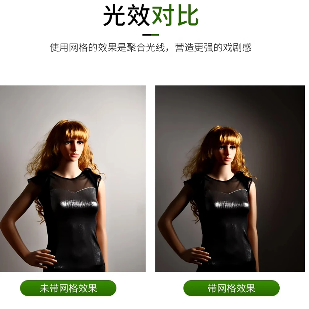 Gx 22x90cm Softbox 9"x 35" Portable Rectangular Honeycomb Grid Softbox Soft Box with Bowens Mount for Studio Flash