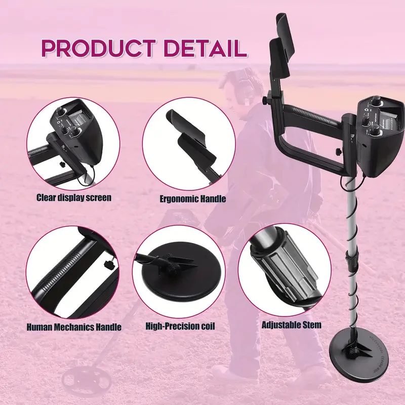 

Underground Metal Detector MD-4030 Popular Gold Treasure Hunter Finder - Batteries Not Included