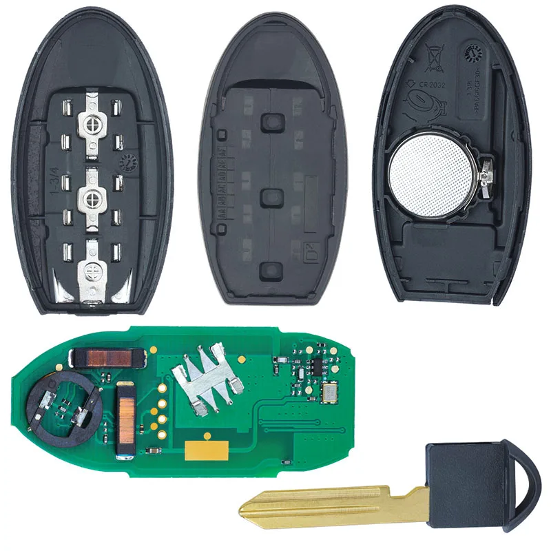 KEYECU 315MHz/ 433.92MHz S180144500 TWB1J701 S180144102 Remote Key Fob 2 Button for Nissan Qashqai March K13 Micra K13 Leaf