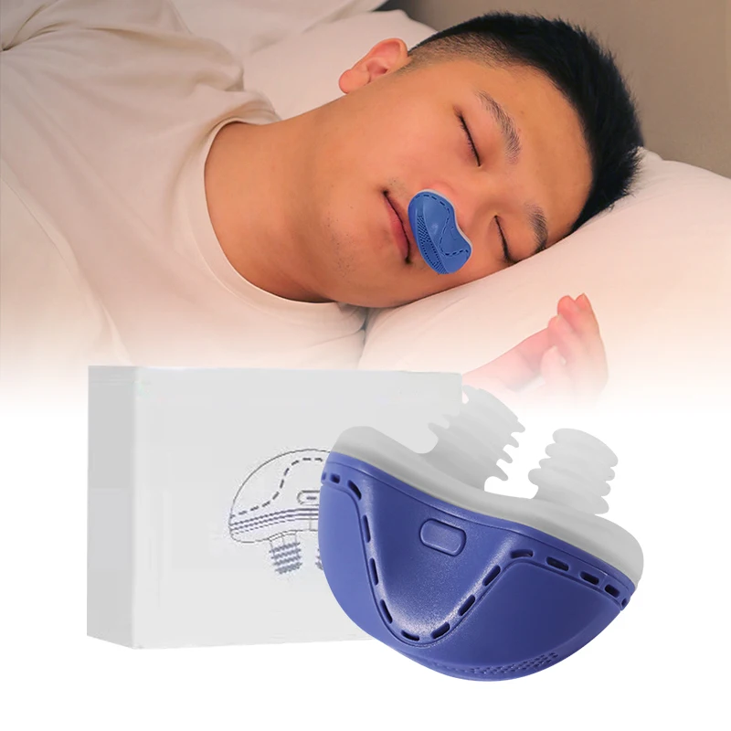 

Smart Electric Anti-Snoring Device Better Breathing Avoid Apnea Syndrome Twin Turbo Air Snoring Anti-Snoring Device Portable