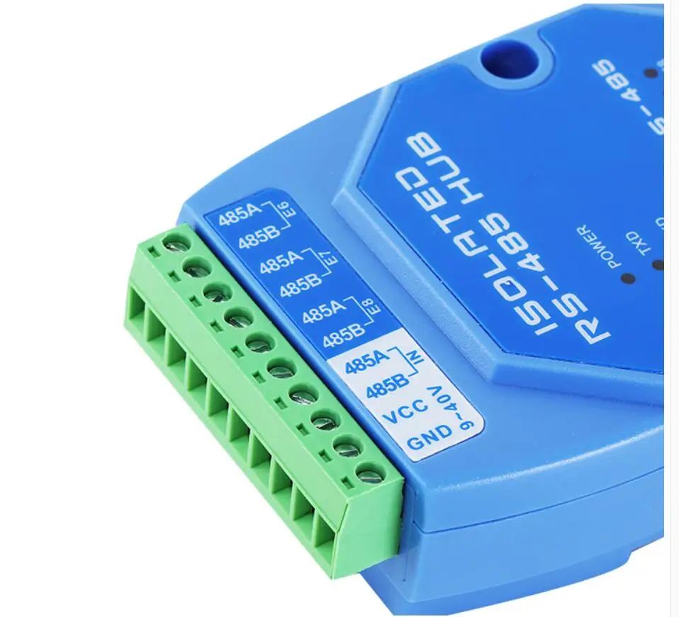 485 Hub 8Channel RS485 Distributor/Repeater One Sub Eight Industrial Photoelectric Isolated Relay