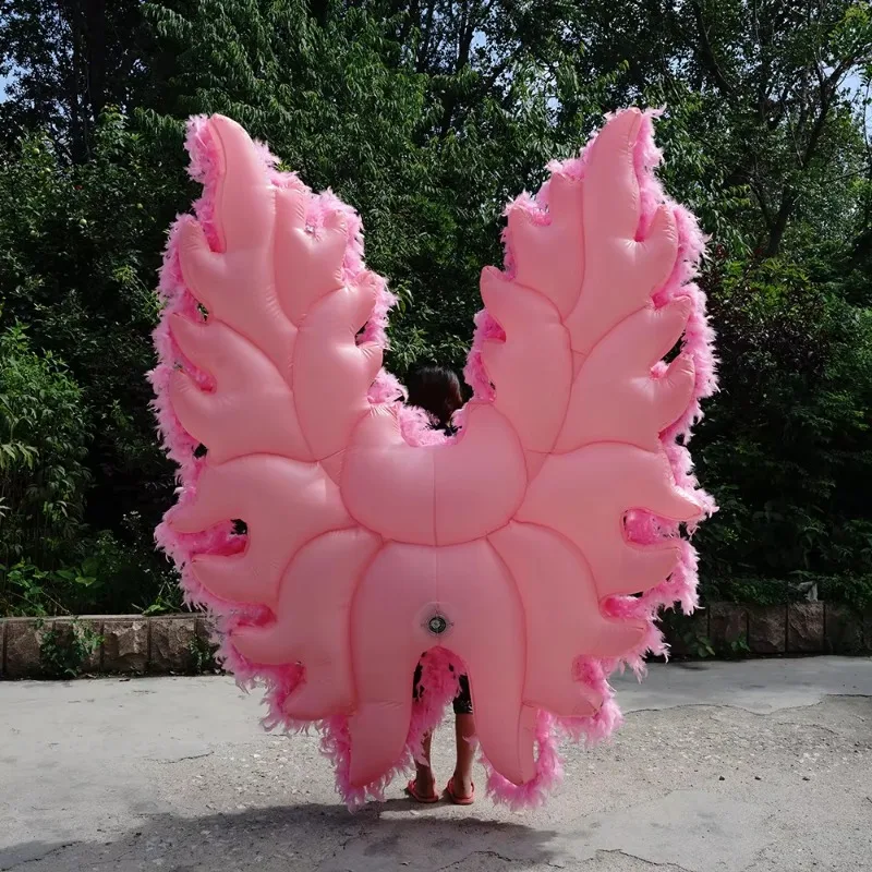 Novelty Inflatable Performance Costume Inflatable Wing Costume for Halloween Cosplay Party Event