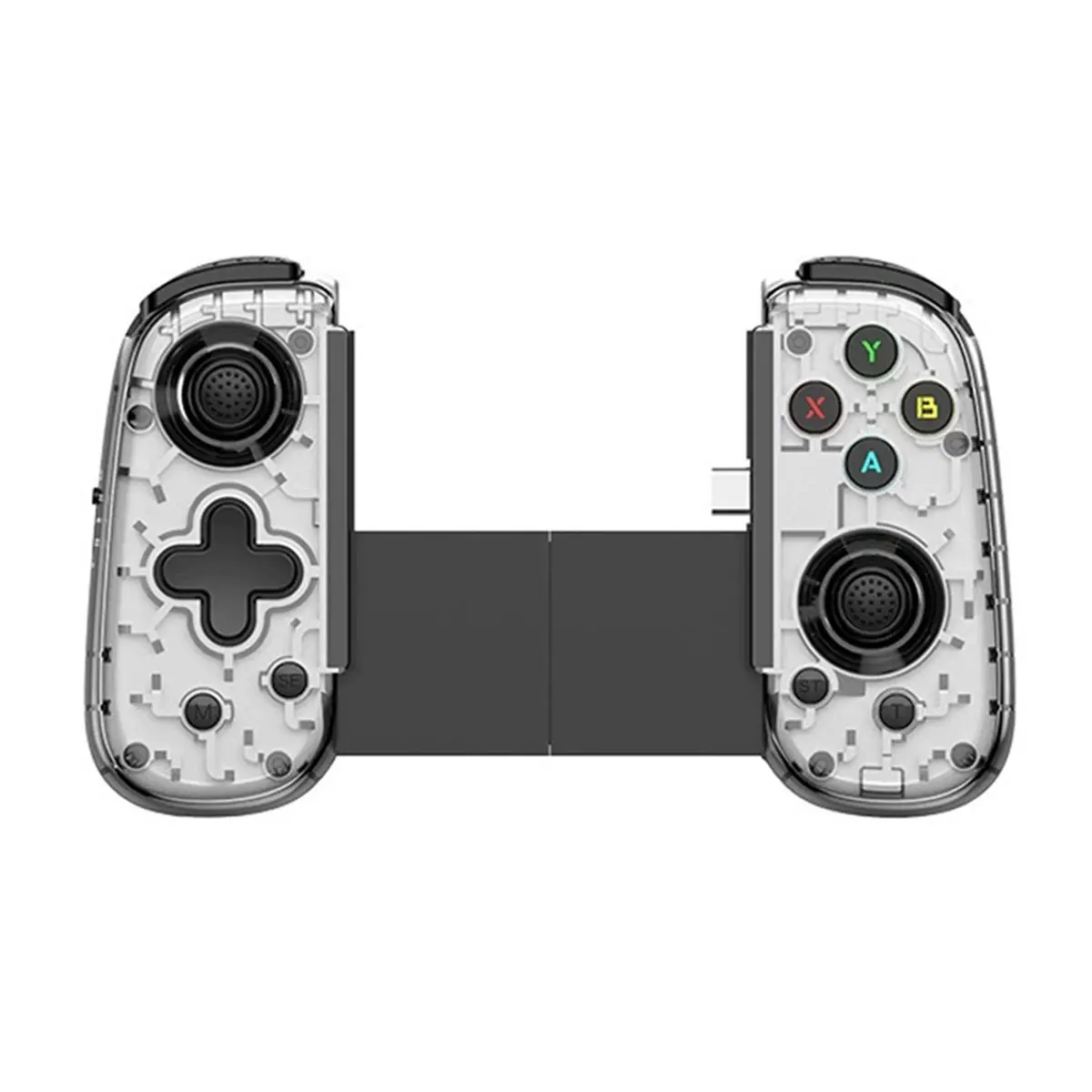 A49T D6 Mini Stretch Gamepad for Android Cell Phone PC Tablet Hall Effect Joystick Foldable Type-C Port