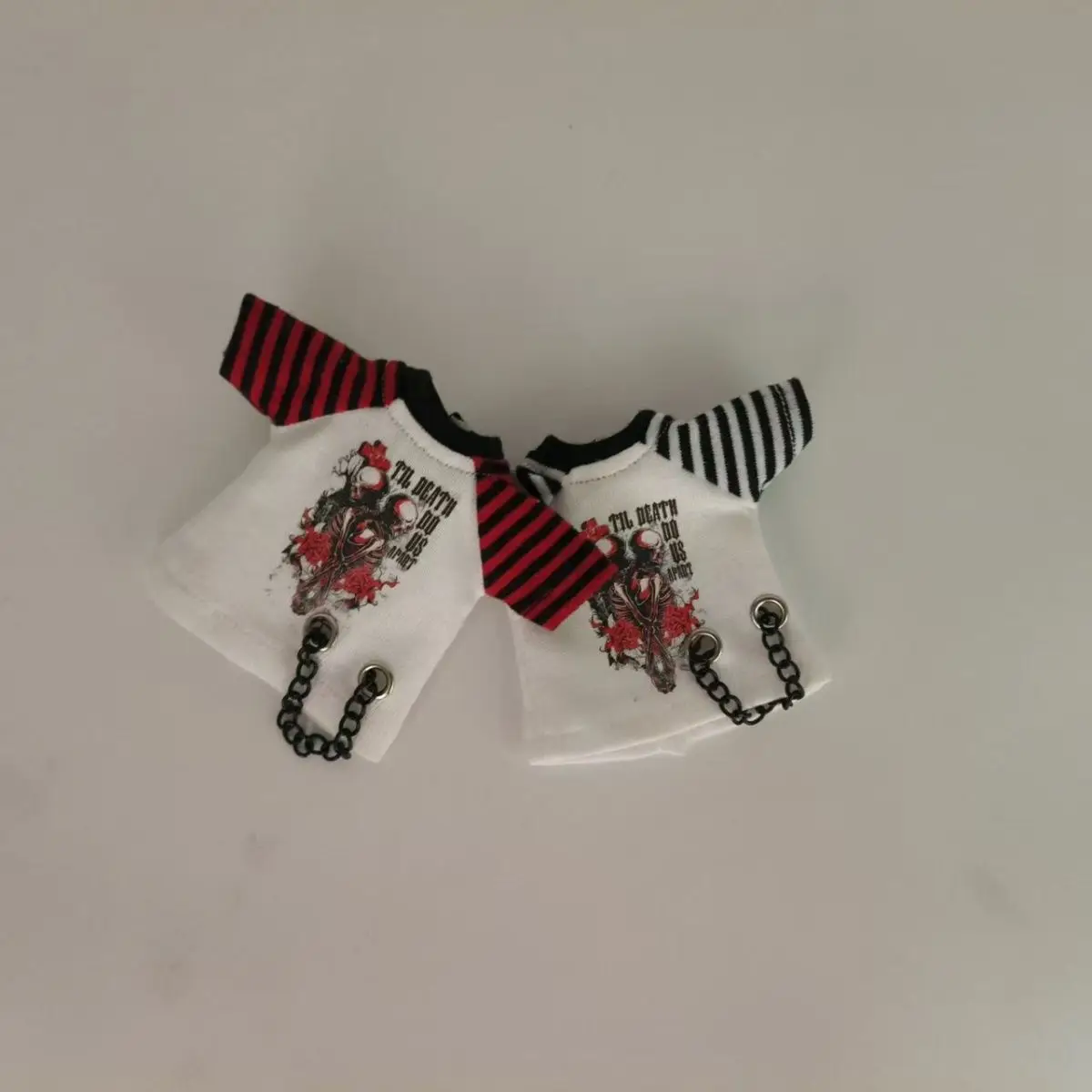 

1/6 Doll's Clothes Suit for Azone Doll Striped Short Sleeved Top Shorts Leg Covers Toys Dress Up Toys Doll Accessories, No Doll
