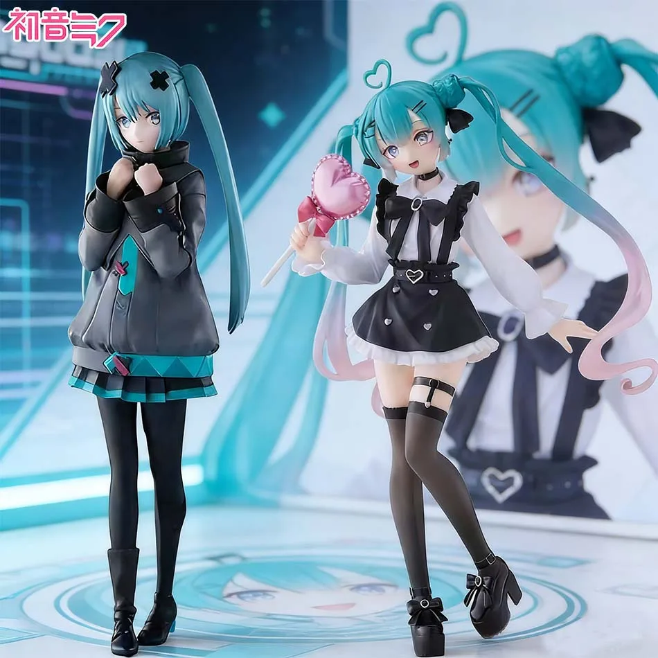 New Hot sold Hatsune Miku Desktop Cute Action FigureNeko T-Shirt Ver. Anime Figurine Kawaii Girl Model Toy Gift