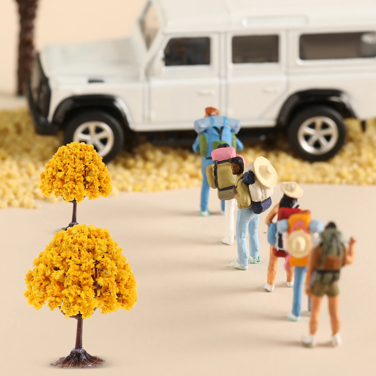 

10Pcs Artificial Scenic Trees Mini Landscape Decorations for Sand Table Garden Miniature Tree Ornaments Small Landscape Props