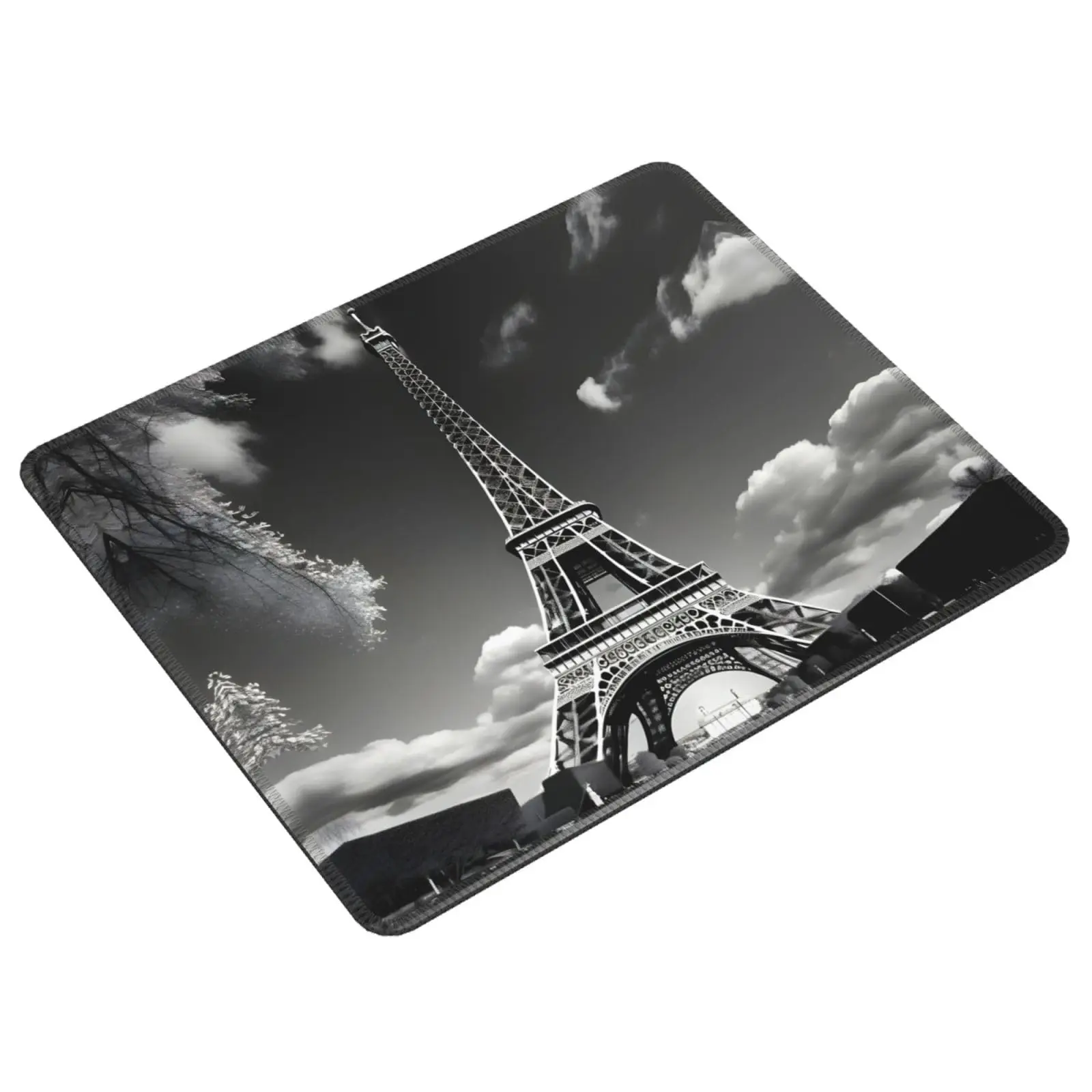 Vintage Eiffel Tower Pattern Printing Square Mouse Pads Lock Edge Gaming Mousepad Mouse Mat Keyboard Mats Desk Pad 30x25cm ?