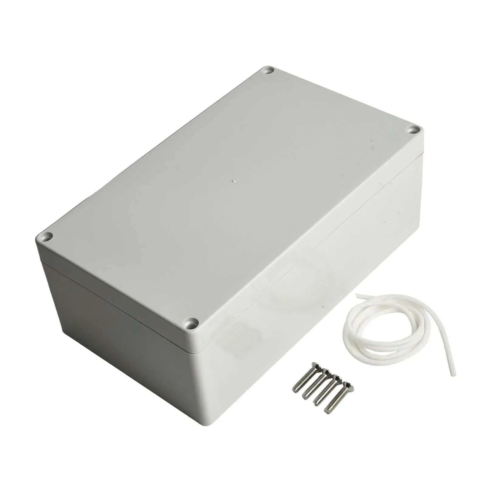 ABS Enclosure Case White Plastic Project Box With Screws F-Type Waterproof DIY Wire Junction Box Housing Electronic Supplies