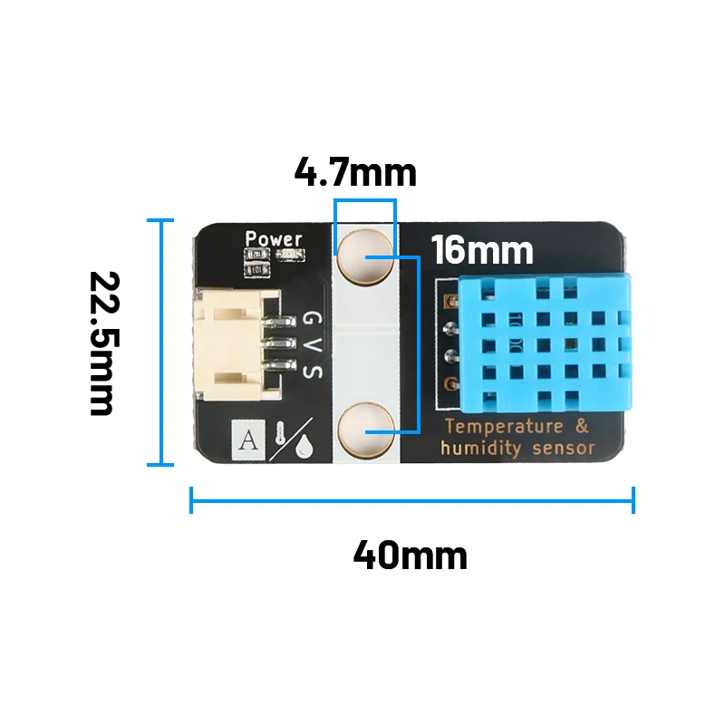 مستشعر درجة الحرارة والرطوبة وحدة استشعار درجة الحرارة والرطوبة الرقمية مسبار الاستشعار Dht11
