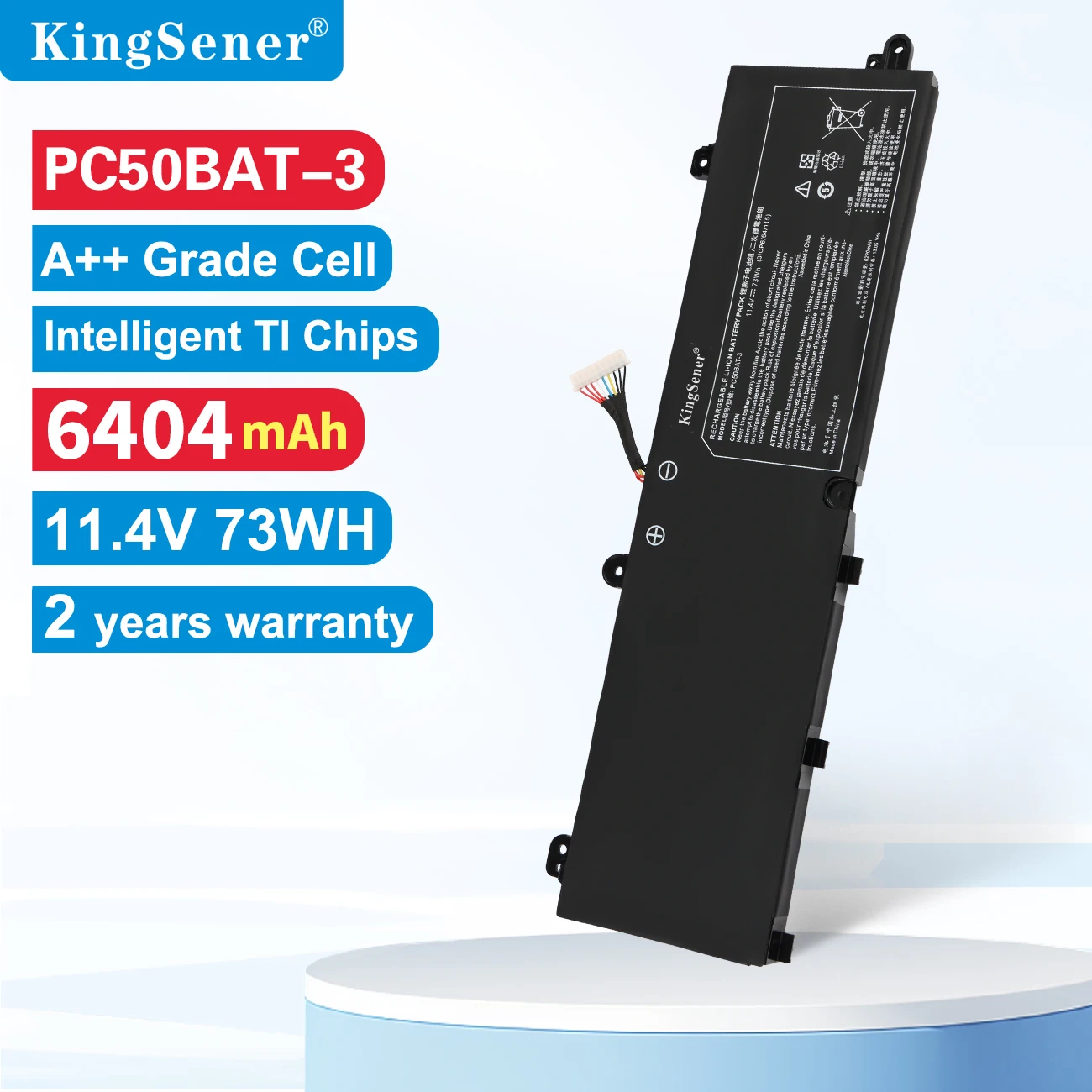 

KingSener PC50BAT-3 Laptop Battery For Schenker Key 15 For CLEVO PC50DN2 PC50S for THUNDEROBOT 911 P1 For EUROCOM RX315 NH57AF1