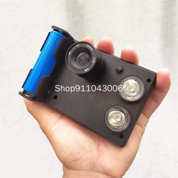 All black night patrol infrared night vision instrument portable night vision goggles DIY night vision electronic eyepiece Magn