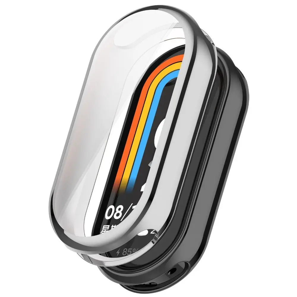 Soft TPU Protective Cover Anti-Scratch Full Cover Screen Protector Smart Band Accessories Case Shell for Xiaomi Band 9