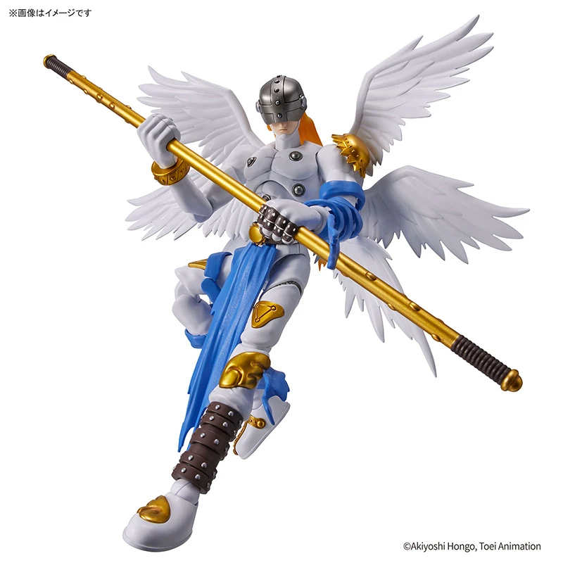 In stock Bandai Original Digimon Adventure animated character Rising Angel Action figure toys Model accessories for children's g