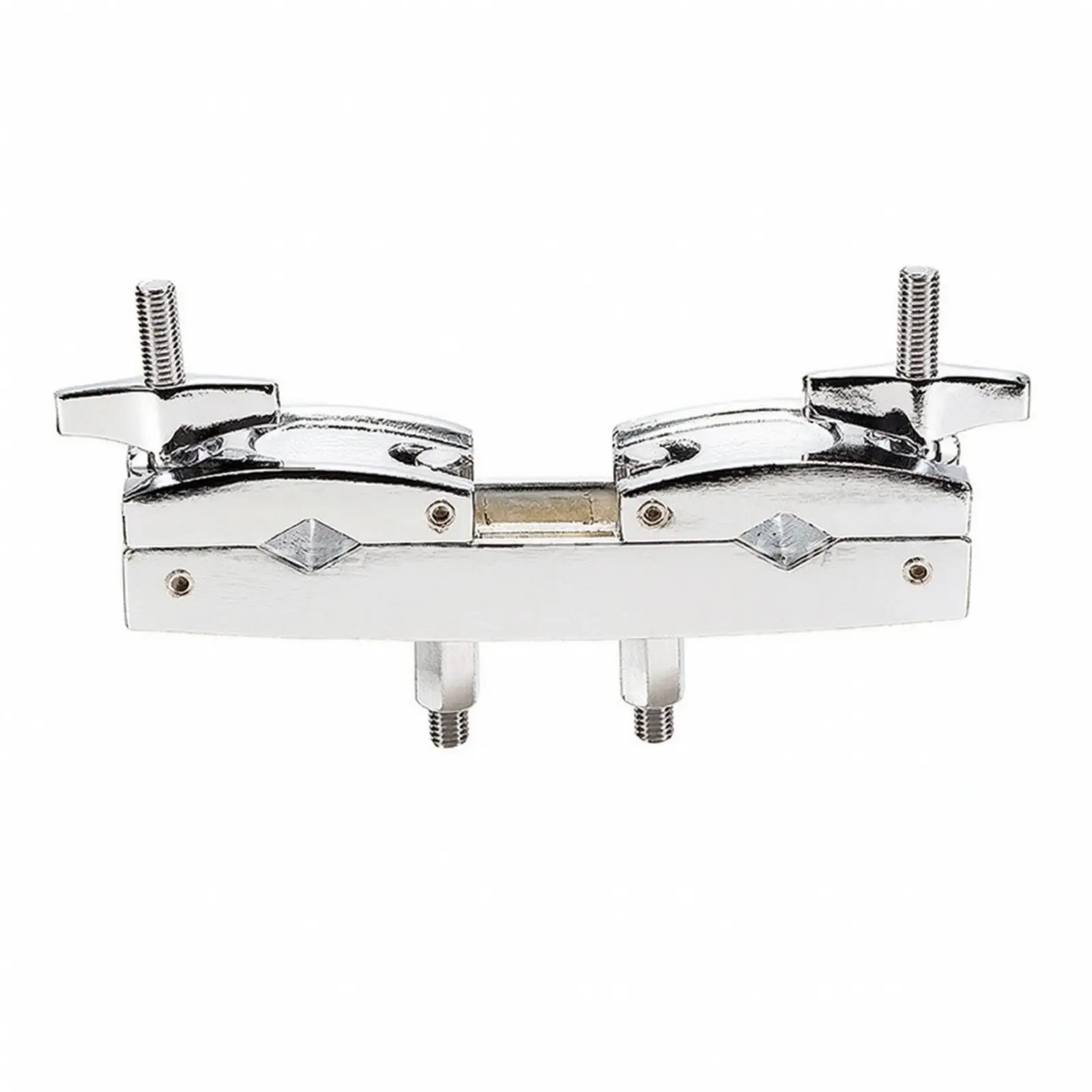 Silver Metal Drum Mounting Clamp for Percussion Hardware Rack Mounting Cymbal Cowbell Holder