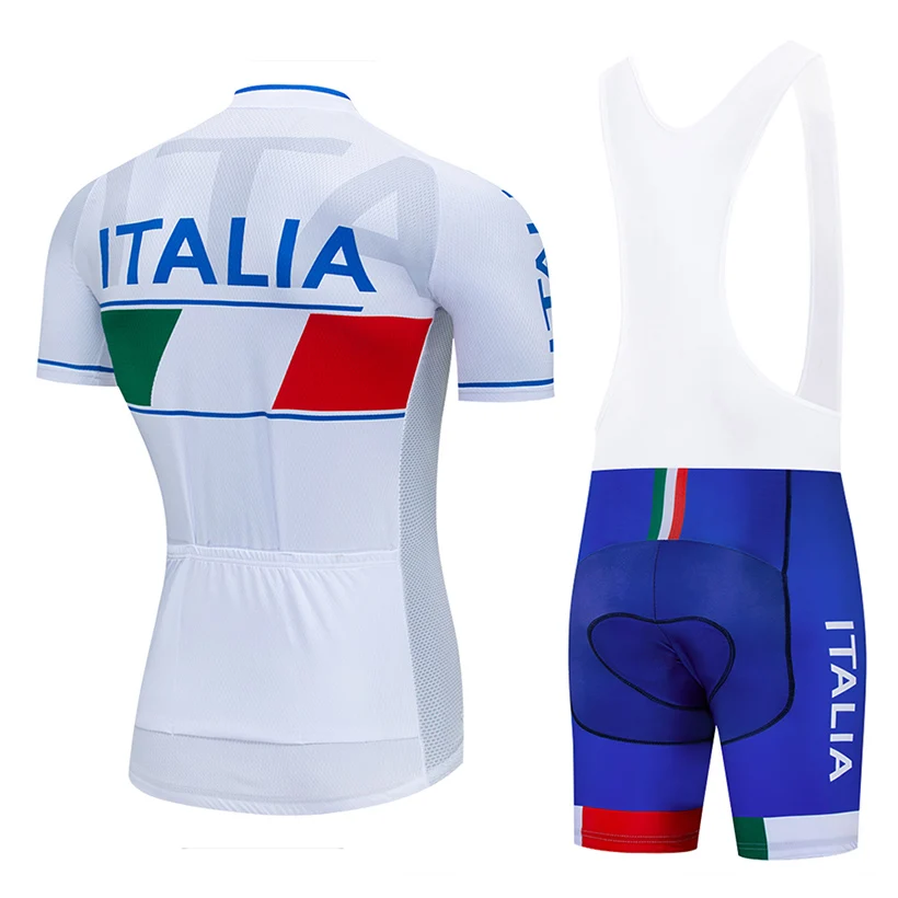 Team ITALIA Cycling Jerseys Men's Summer Cycling Clothing Quick-Dry MTB Uniform Bicycle Clothes Breathale High Quality Bike Wear