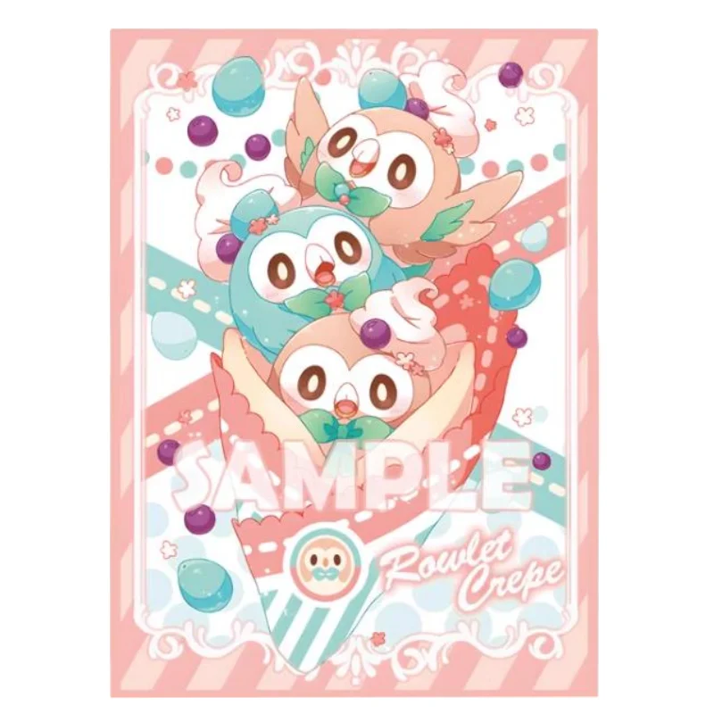 60 pz/set 67*92mm Anime Pokemon PTCG Kawaii Flash Card Sleeve Pikachu Eevee Rowlet Gardevoir Eeveelution giocattoli regalo da collezione