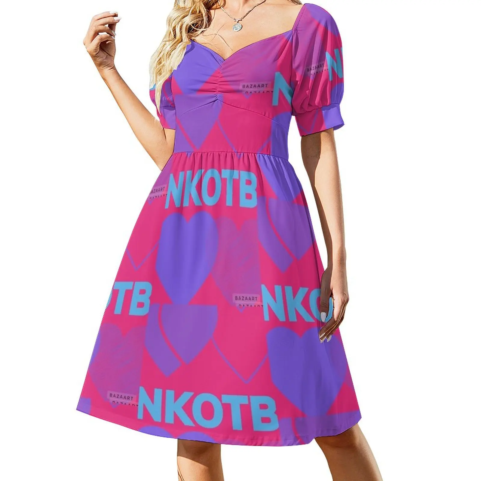 

New Kids on the Block Short-Sleeved Dress dress summer birthday dress for women