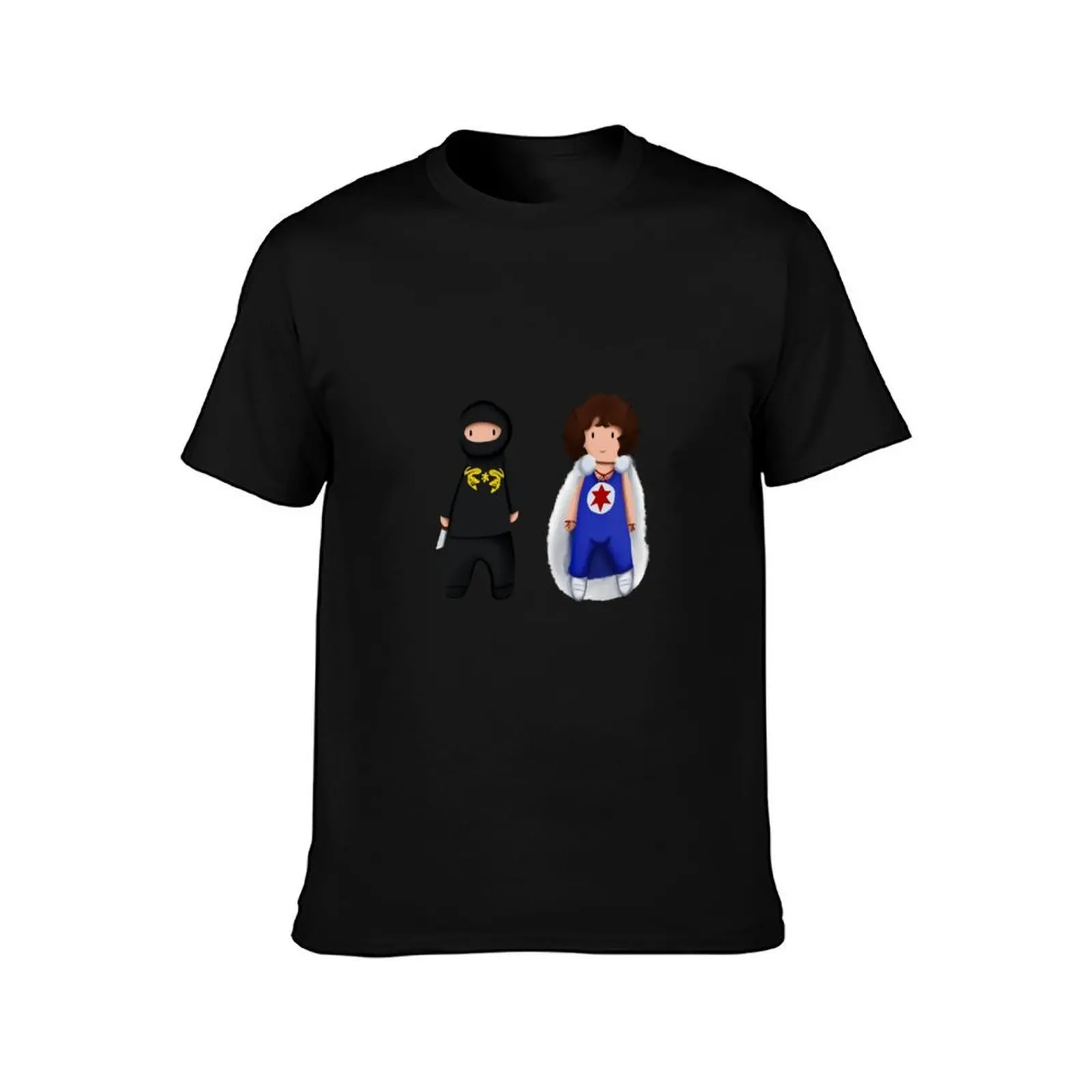 Ninja Sex Party T-Shirt, Summer Casual Cotton Tee, Oversized Streetwear Tops, Vintage Graphic Print, Loose Fit Short Sleeve